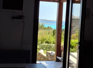 Dettaglio con vista dell'appartamento con Veranda vista mare e giardino