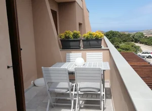 Balcone dell'appartamento con Terrazza vista mare a Stintino Balcone dell'appartamento con Terrazza vista mare a Stintino