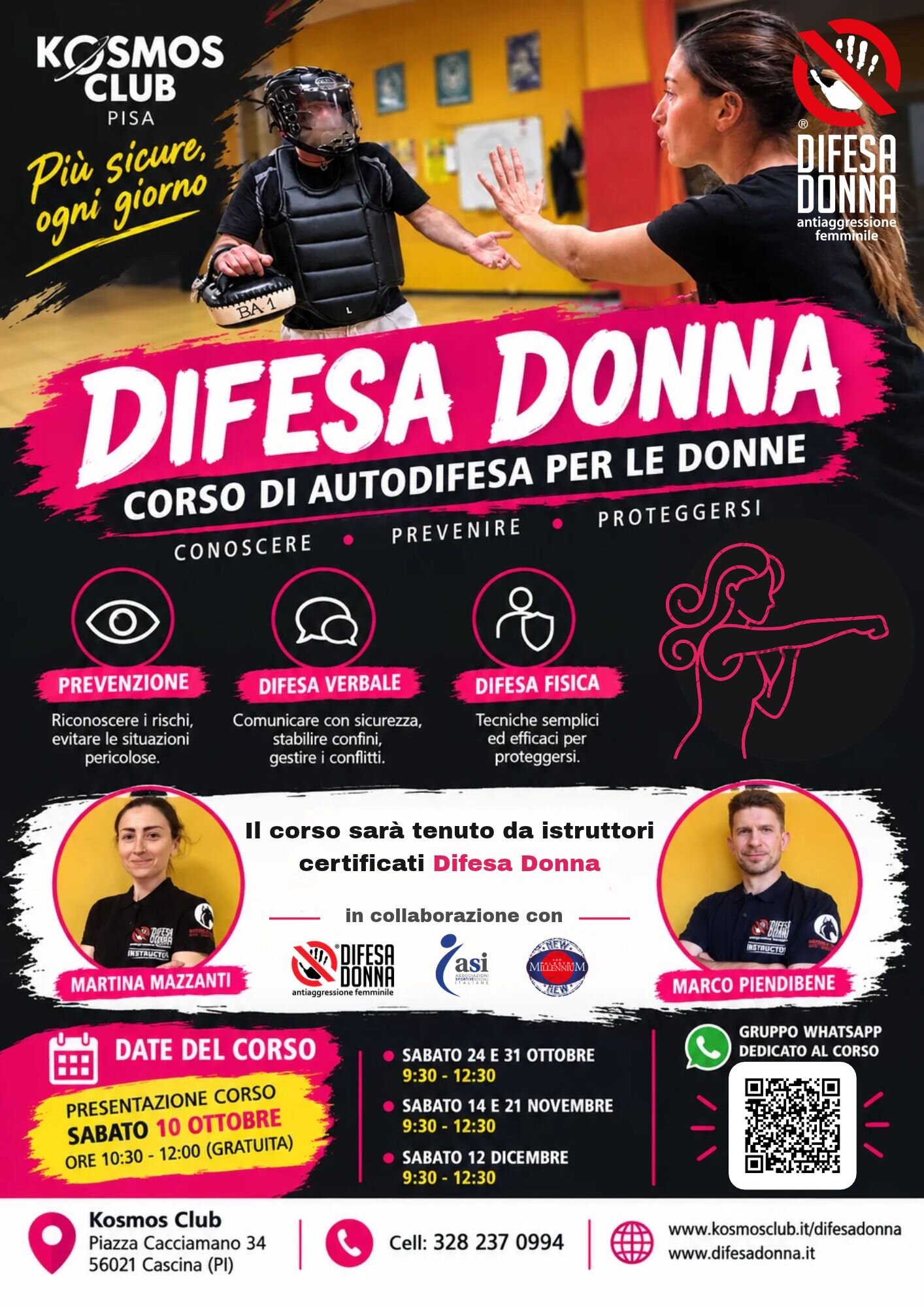 Corso Difesa Donna autunno 2026
