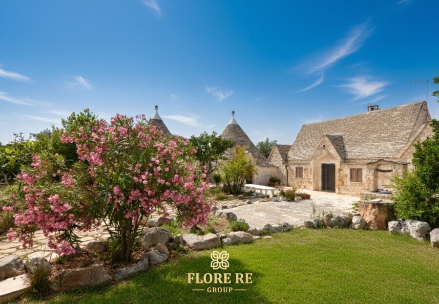 acquistare un trullo a locorotondo . Agenzia immobiliare diego flore ostuni flore re group