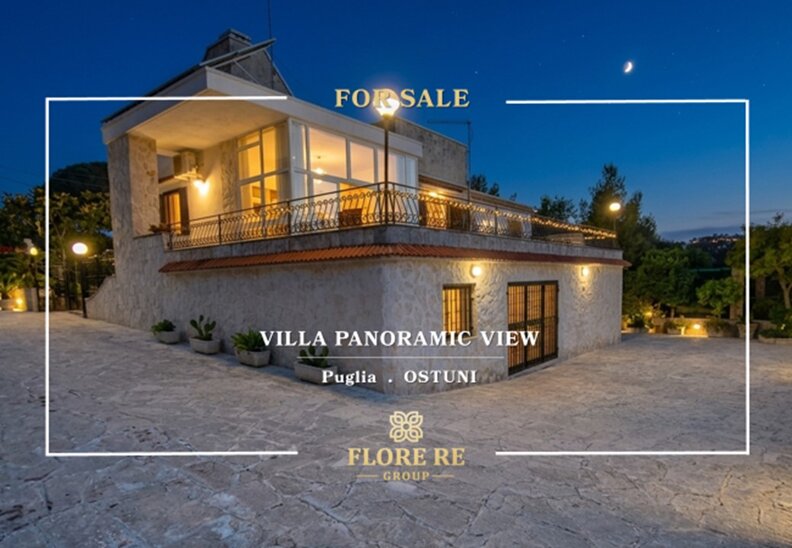 PUGLIA OSTUNI VILLA PANORAMIC VIEW . LISTING DIEGO FLORE IMMOBILIARE