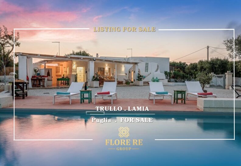 trullo con lamia e piscina a ostuni . vendita . agenzia immbiliare Flore re group ostuni