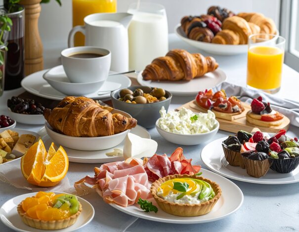 firefly_buffet con caffe cornetto latte cerali e succhi di frutta, frutta fresca e frutta sec 954060.jpeg firefly_buffet con caffe cornetto latte cerali e succhi di frutta, frutta fresca e frutta sec 954060.jpeg