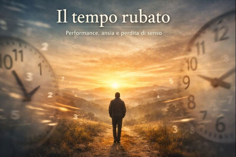 Il tempo rubato, performance, ansia e perdita di senso nella societ&agrave; accelerata