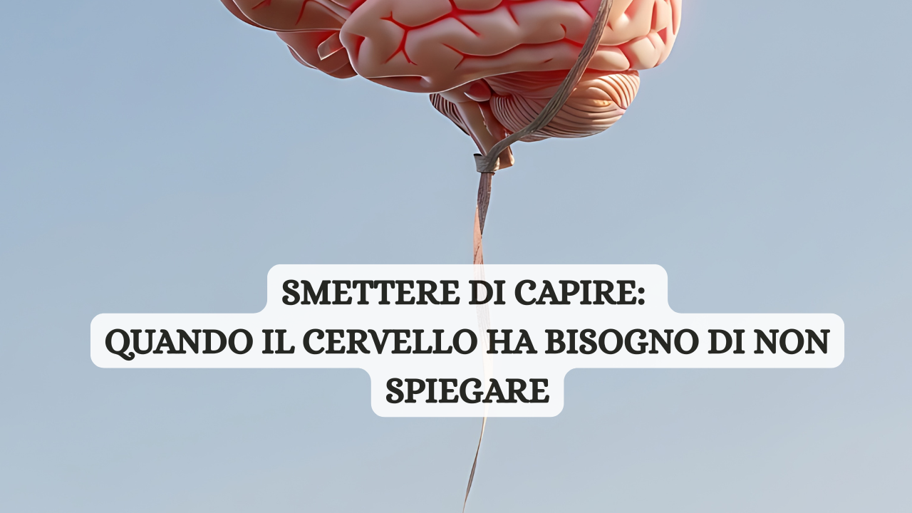 Smettere di capire: quando il cervello ha bisogno di non spiegare