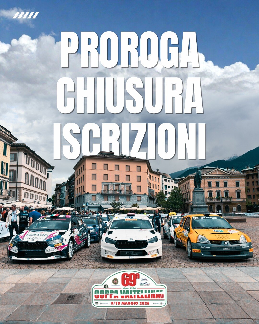Proroga chiusura iscrizioni!