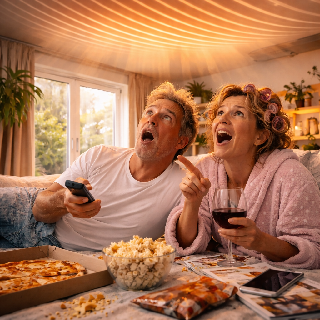 Pannelli radianti a soffitto: il riscaldamento invisibile che sorprende tutti