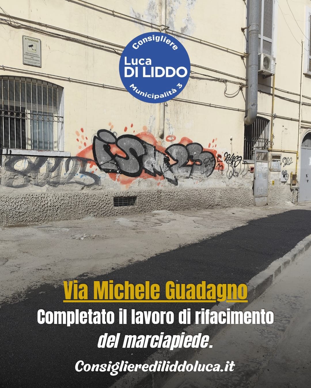 Ripristino Marciapiede Via M. Guadagno