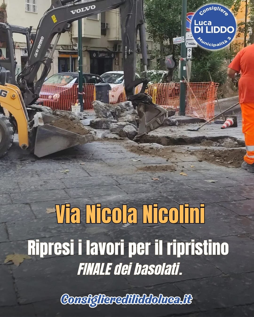 Ripresi i Lavori Via N. Nicolini