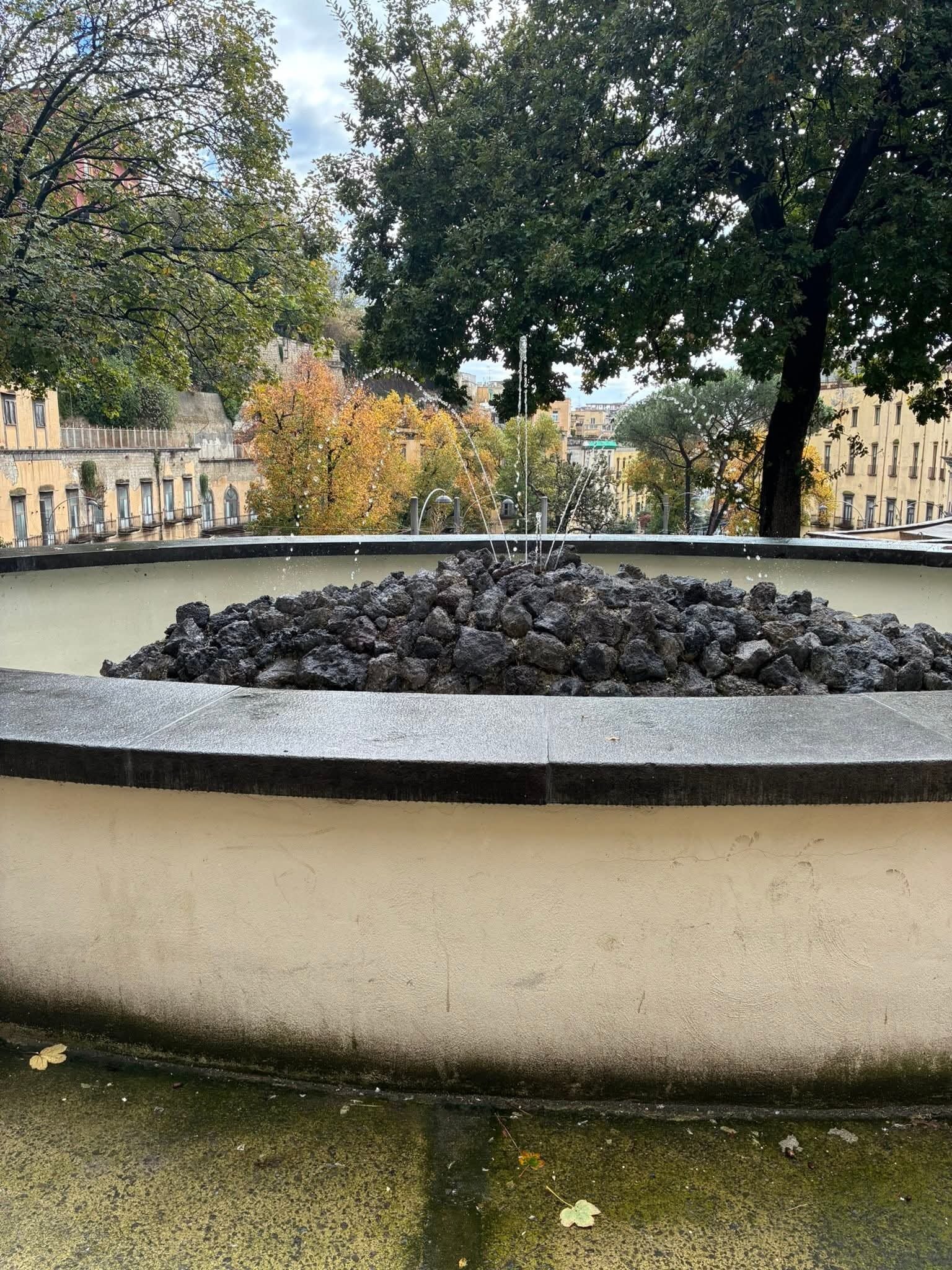 Ripristino delle quattro Fontane dell'emiciclo di Capodimonte