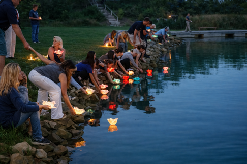 festa con le lanterne