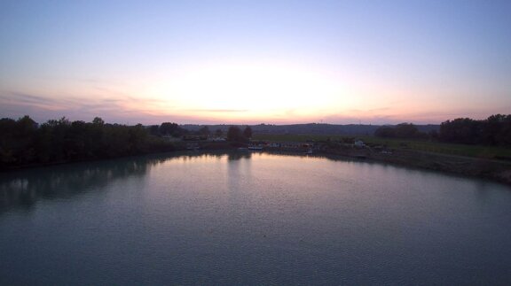 Tramonto su uno dei Laghi