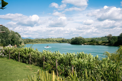 Panorama del lago al PDT Extreme