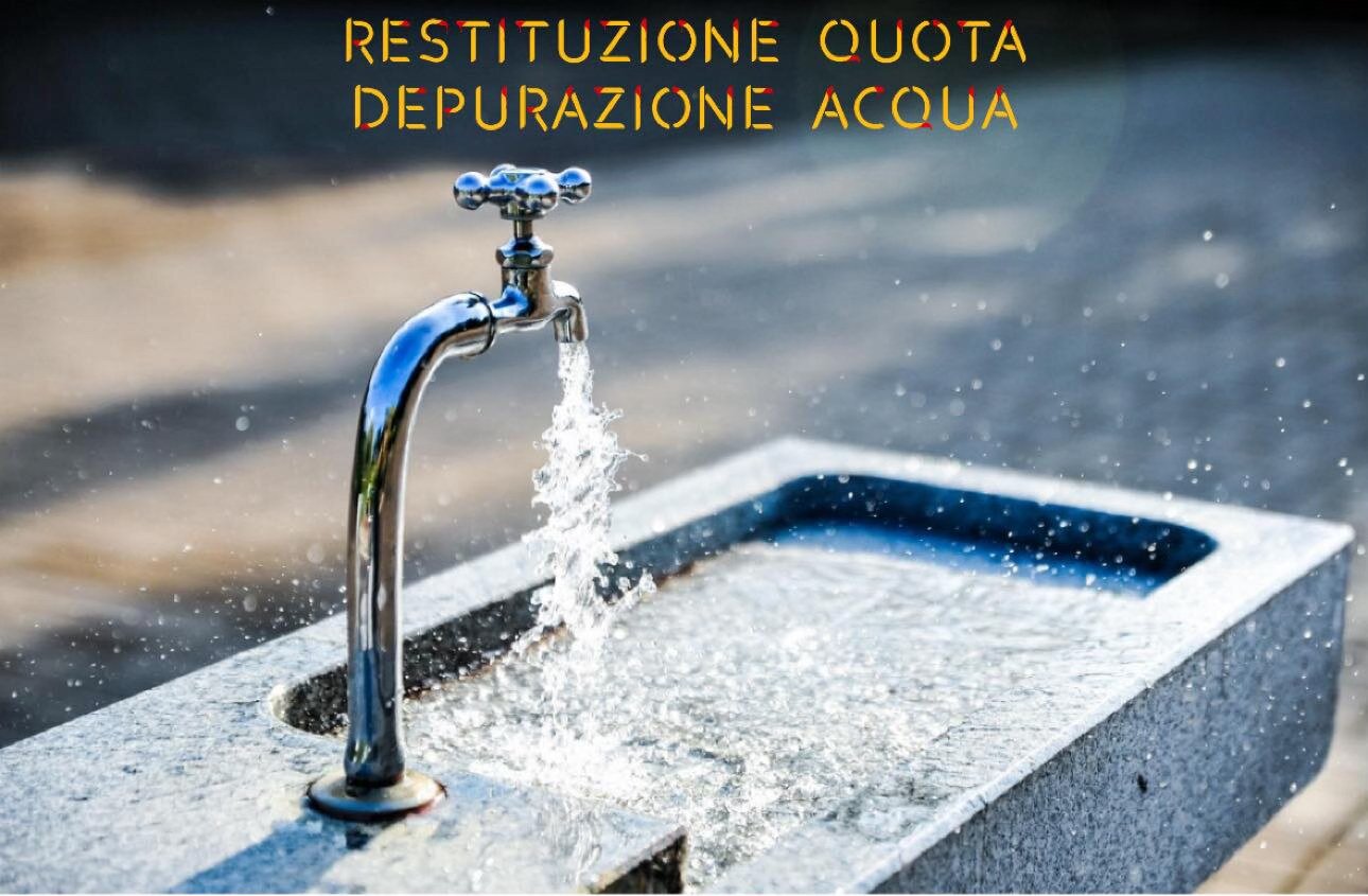 Restituzione quota depurazione acqua