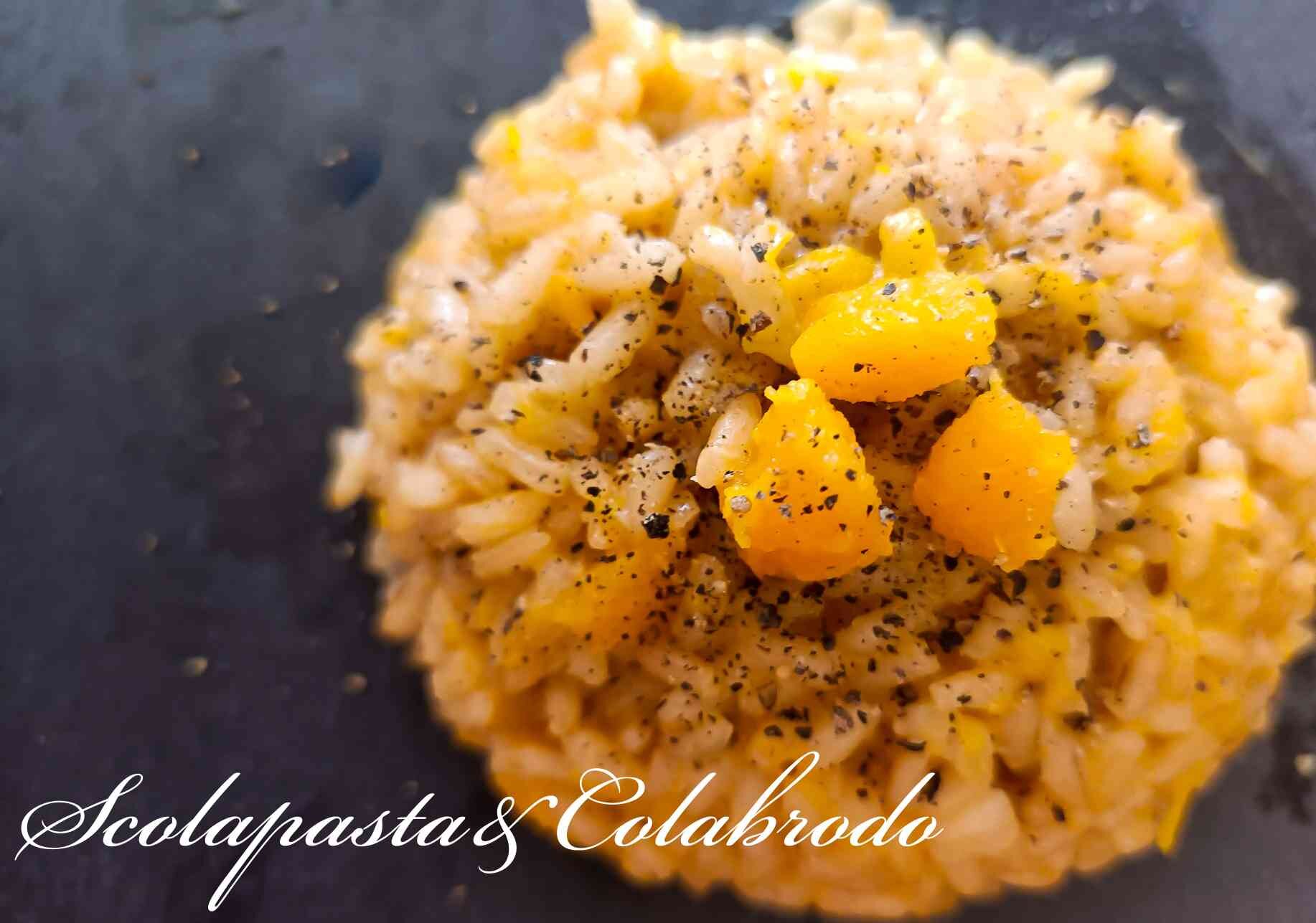 Risotto zucca e gorgo