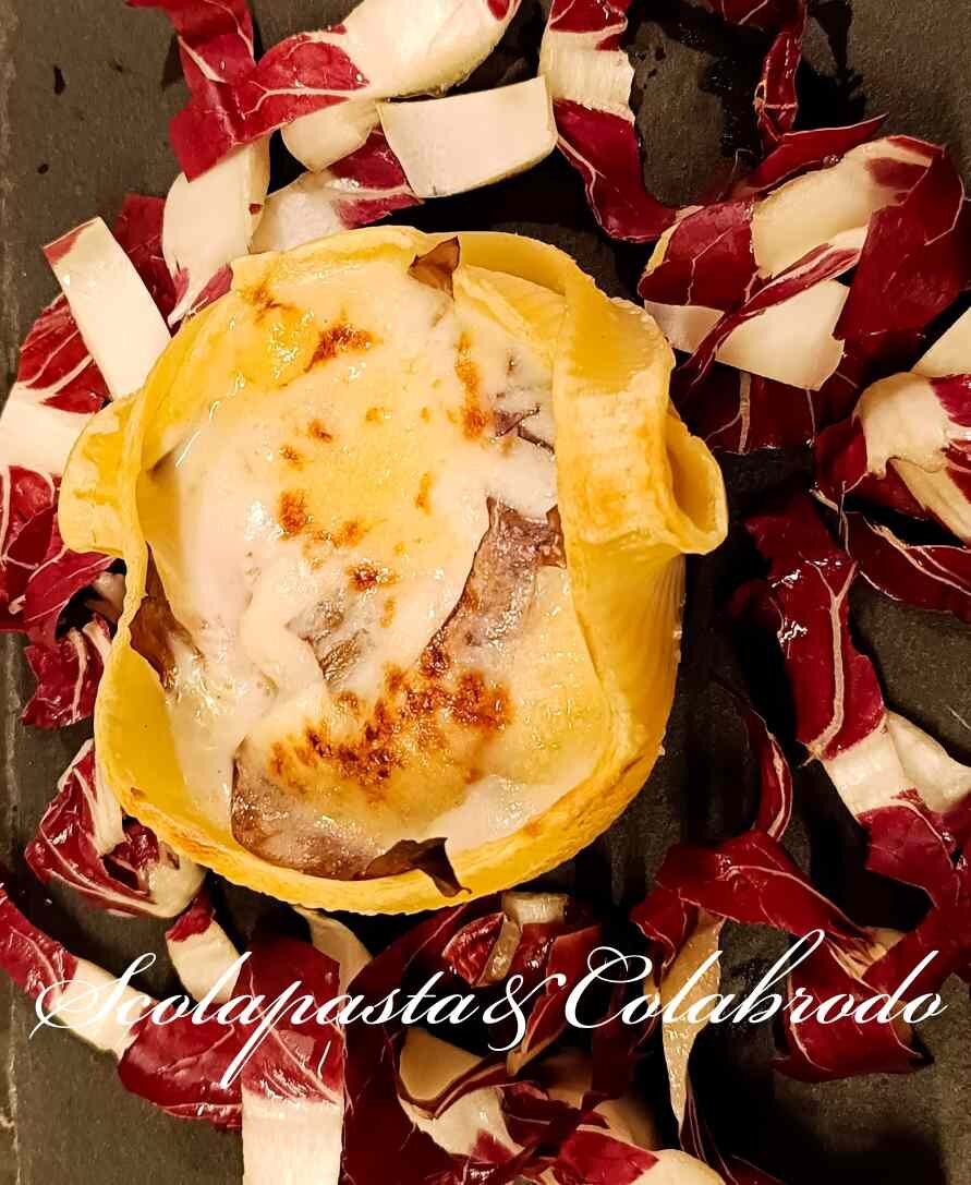 Caccavelle radicchio e taleggio