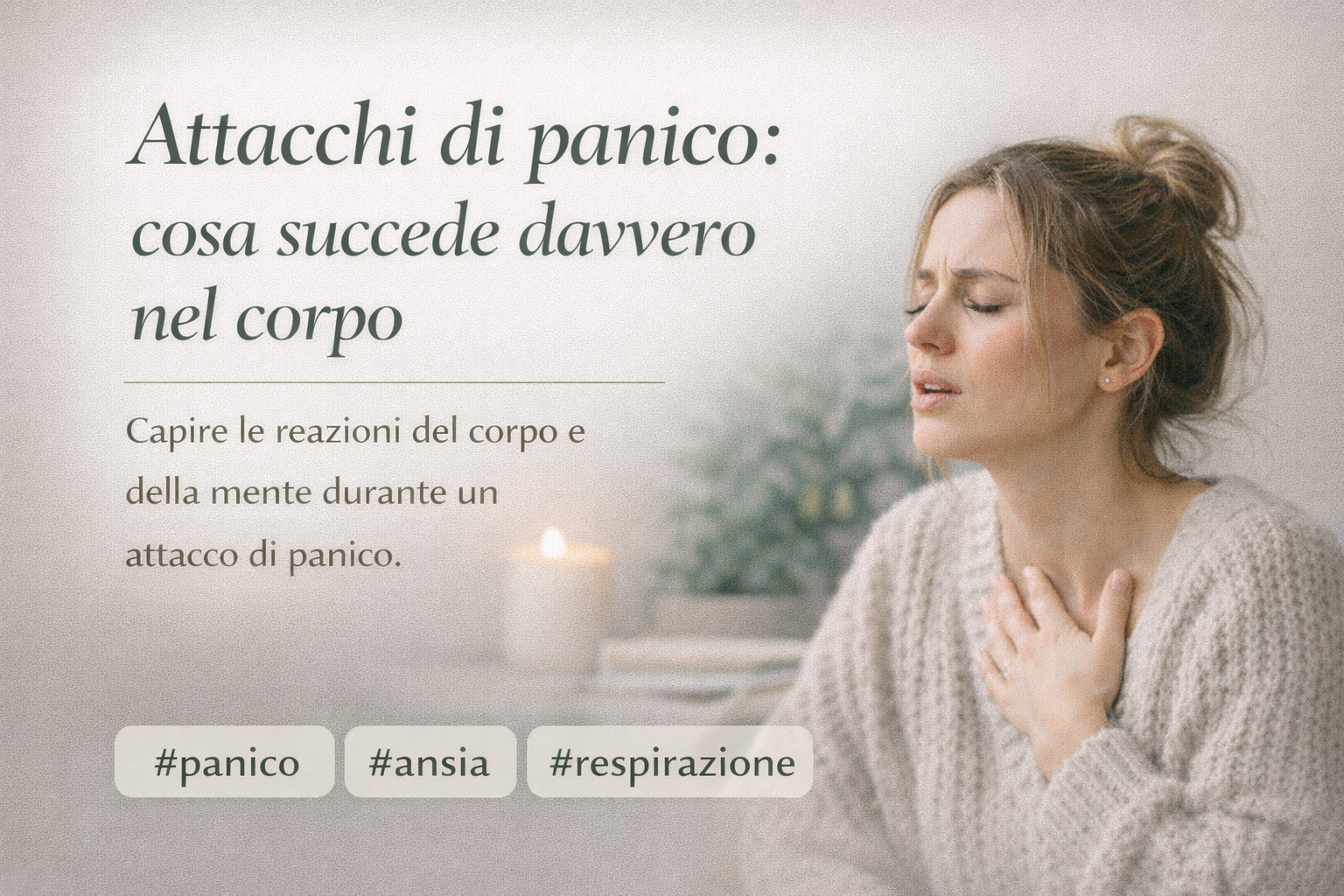 Attacchi di panico: cosa succede davvero nel corpo