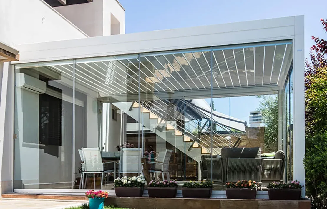 pergola vetrate
