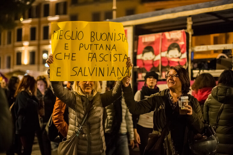 Demonstration March 8 women's rights