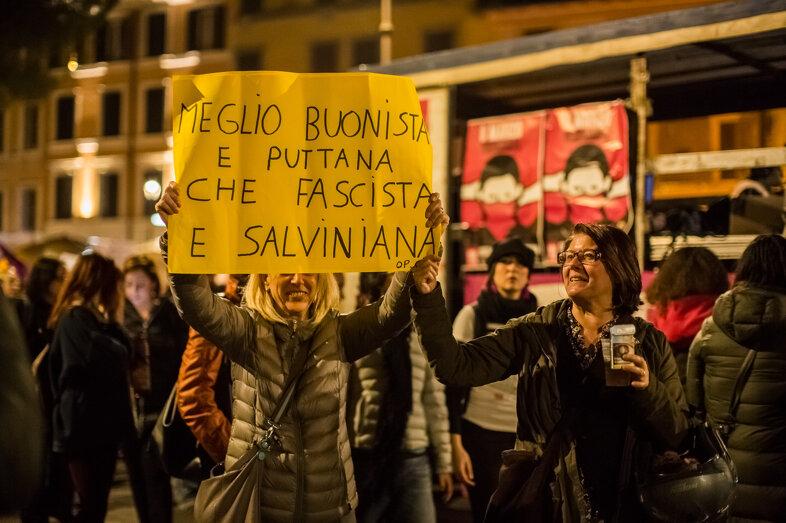 Demonstration March 8 women's rights