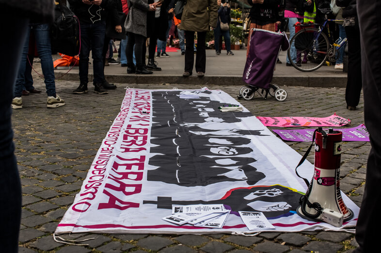 Demonstration March 8 women's rights