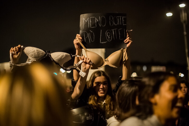 Demonstration March 8 women's rights