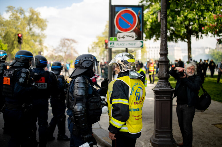 Protest in Paris 1 May 2023