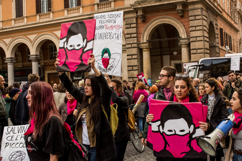 Demonstration March 8 women's rights