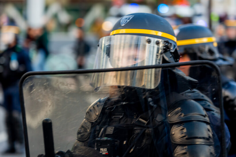 Protest in Paris 13 April 2023