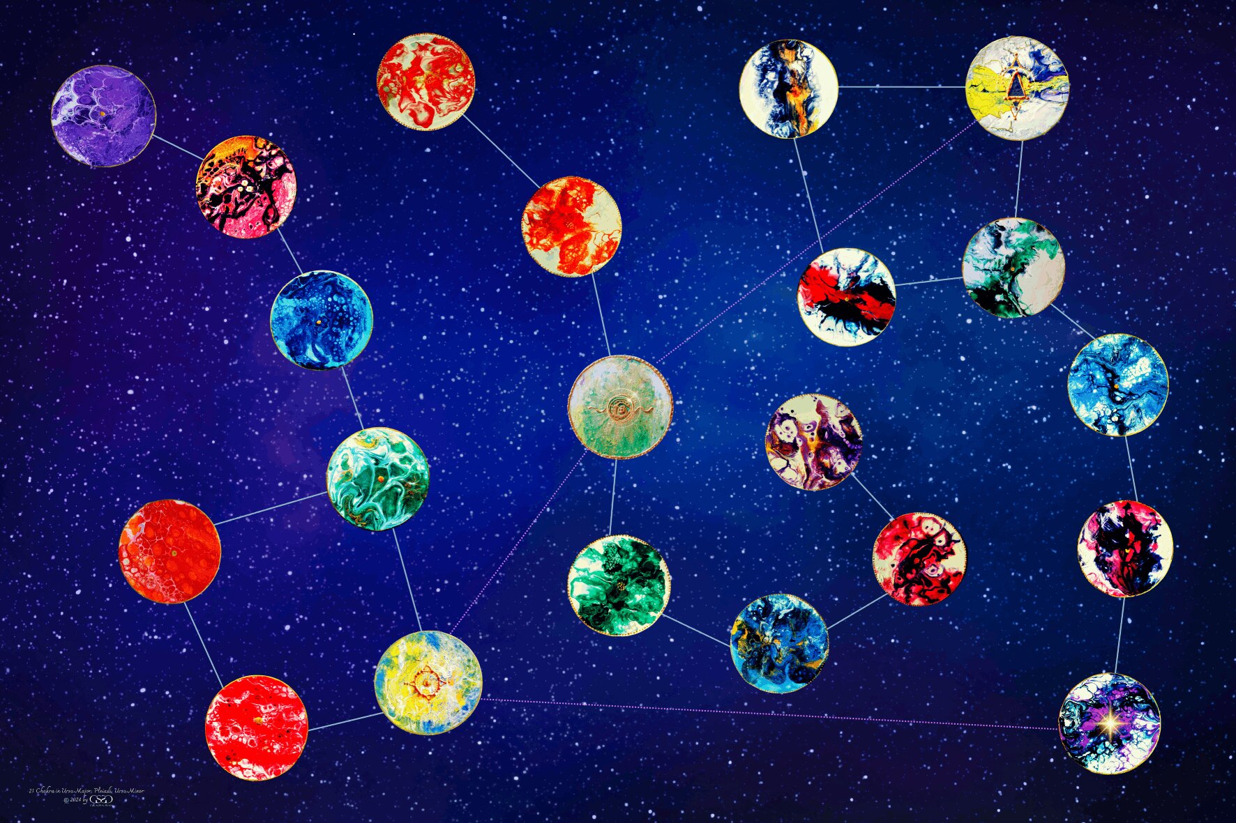  i 21 Chakra Tra Il Grande Carro, il Piccolo Carro e le Pleiadi