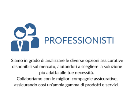 la nostra esperienza nell'intermediazione assicurativa ci consente di offrire soluzioni personalizzate. siamo specializzati nel trovare le migliori polizze per soddisfare le tue esigenze. con il n (2)