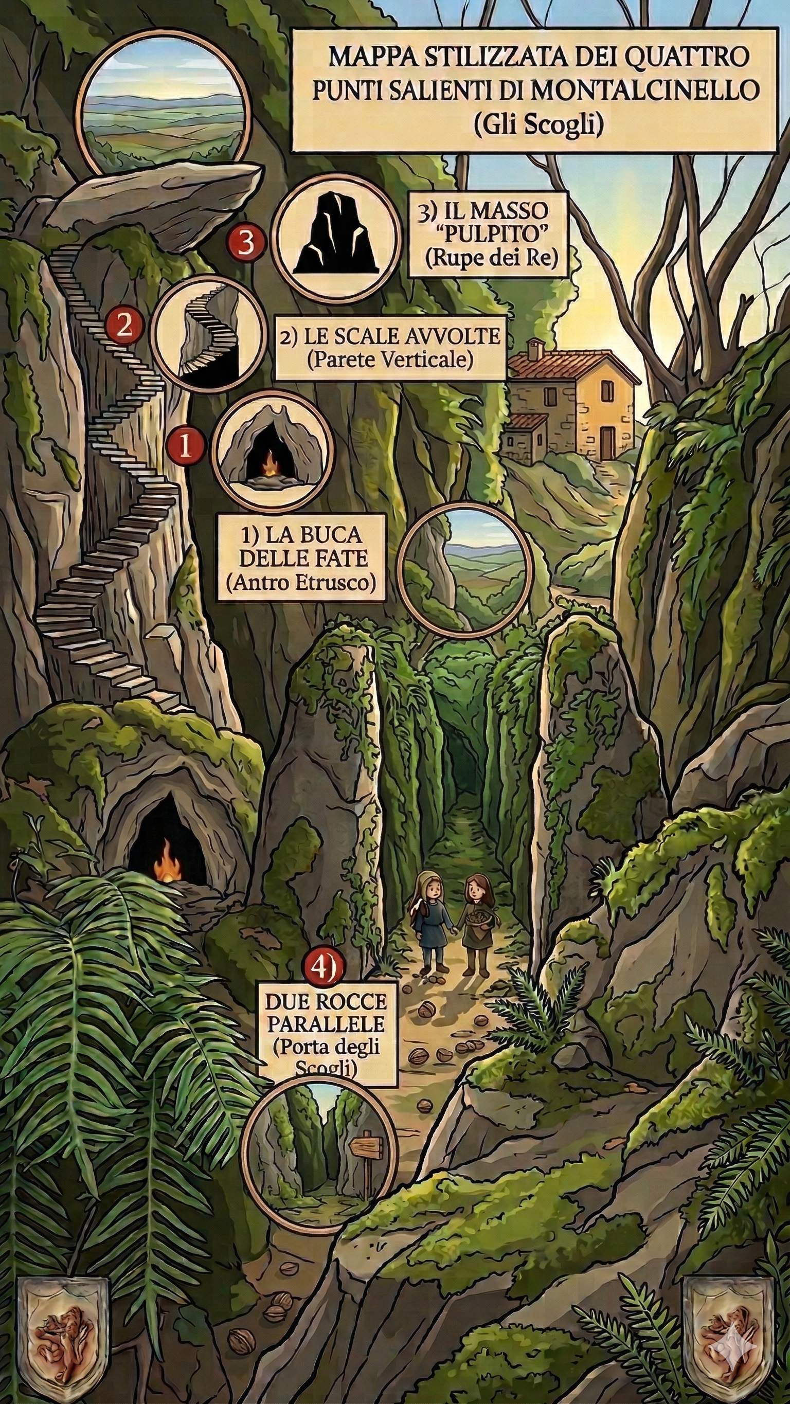 Gli Scogli senza mare: i segreti di pietra di Montalcinello