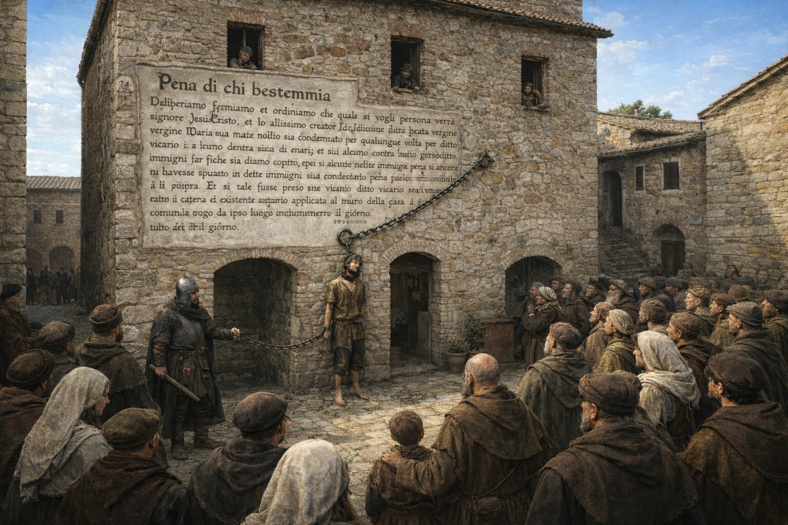 Quando a Montalcinello la bestemmia ti costava cara (molto cara)