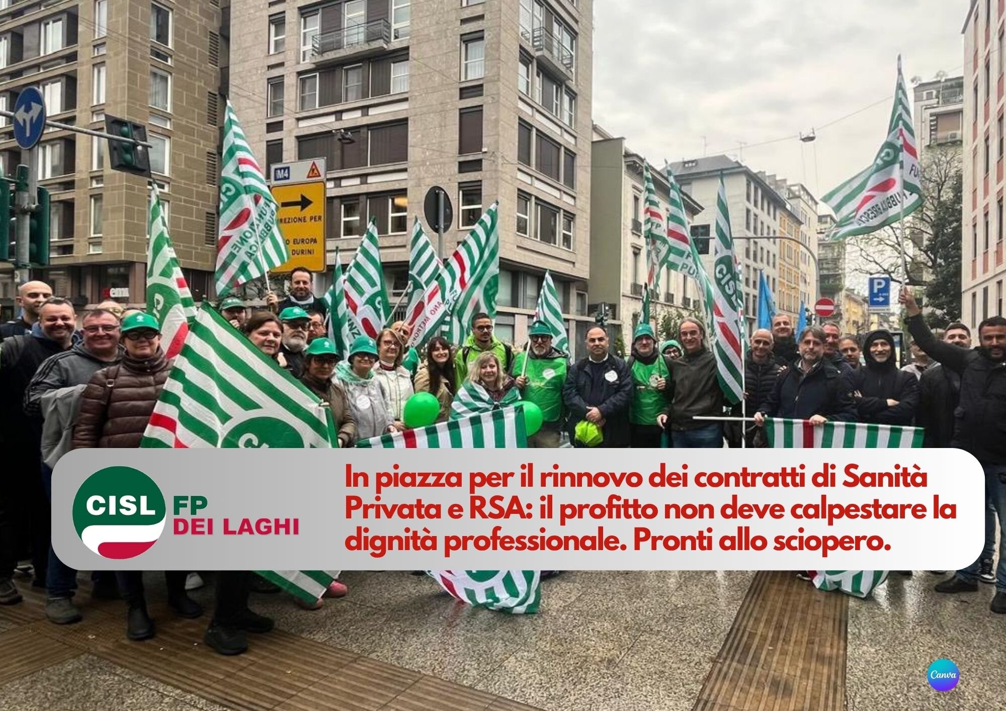 CISL FP dei laghi. A fianco dei lavoratori di Sanit&agrave; Privata e RSA: il profitto non calpesti la dignit&agrave; professionale