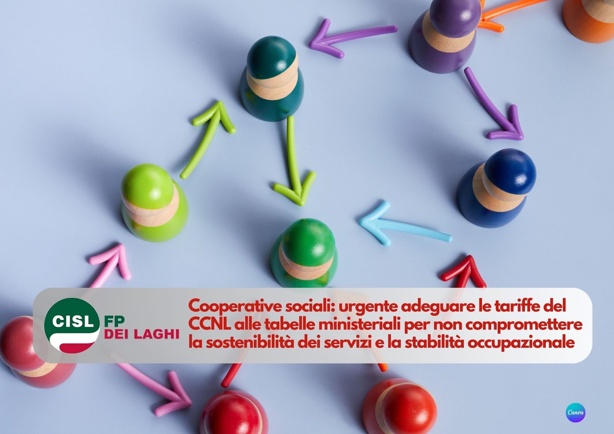 CISL FP dei laghi. Cooperative sociali: adeguare le tariffe alle tabelle ministeriali è urgente e inderogabile