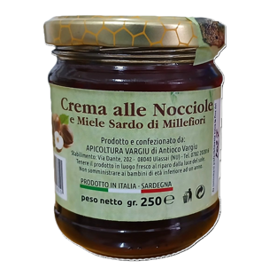 Crema di Nocciole e Miele Sasrdo