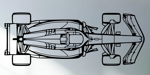 silhouette-da-parete-formula-1-2025-vista-superiore