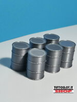 fusti-olio-scala-132-conf-da-6-oil-drums-132-scale-pack-of-6