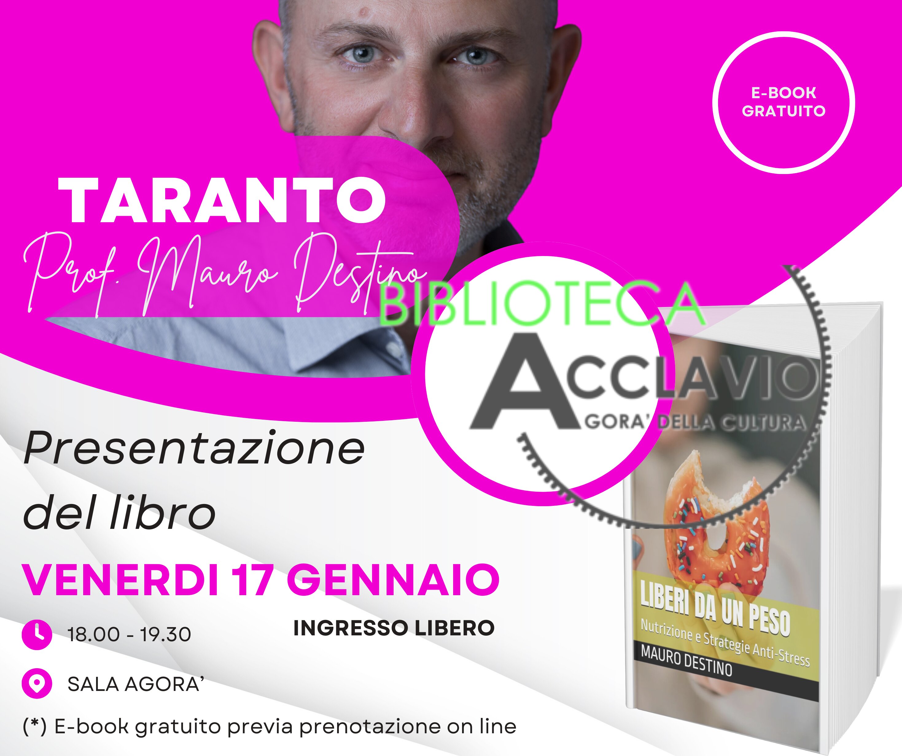 Liberi da un Peso: presentazione del libro a Taranto