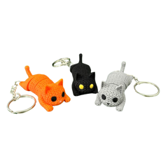 Portachiavi Gatto Crochet