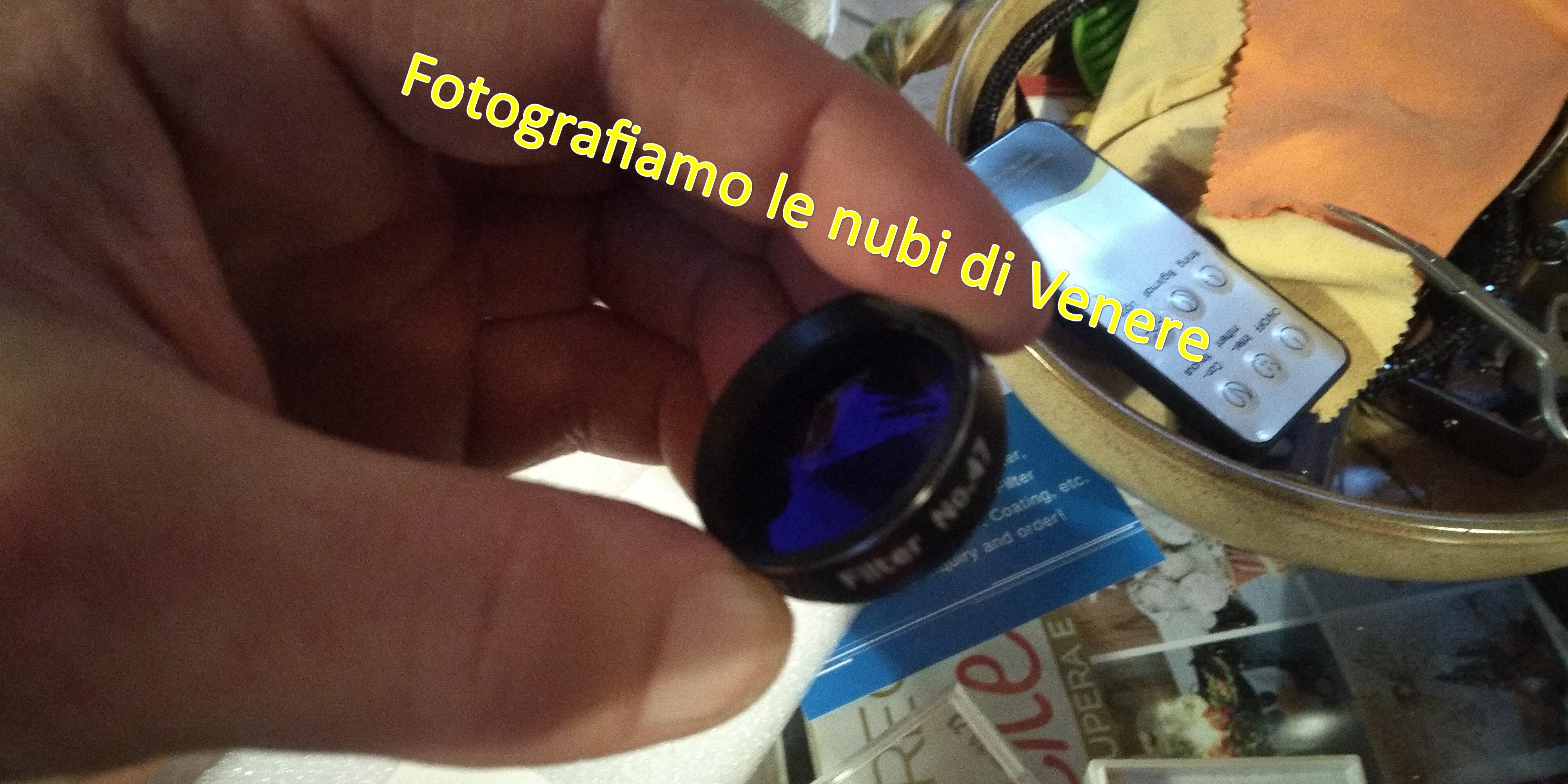 Riprendiamo le nubi di Venere in UV