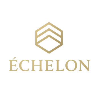 logo %22Échelon%22 su sfondo grigio