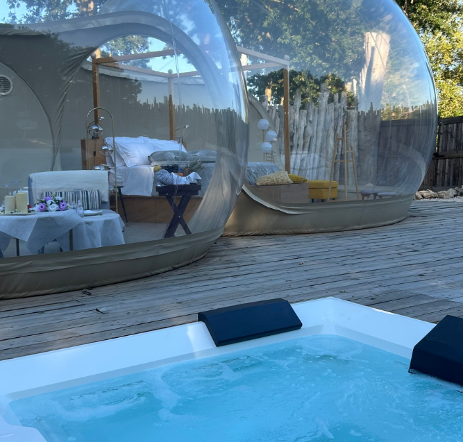 Dormire in una bolla in Romagna da Incanto Glamping a Savio