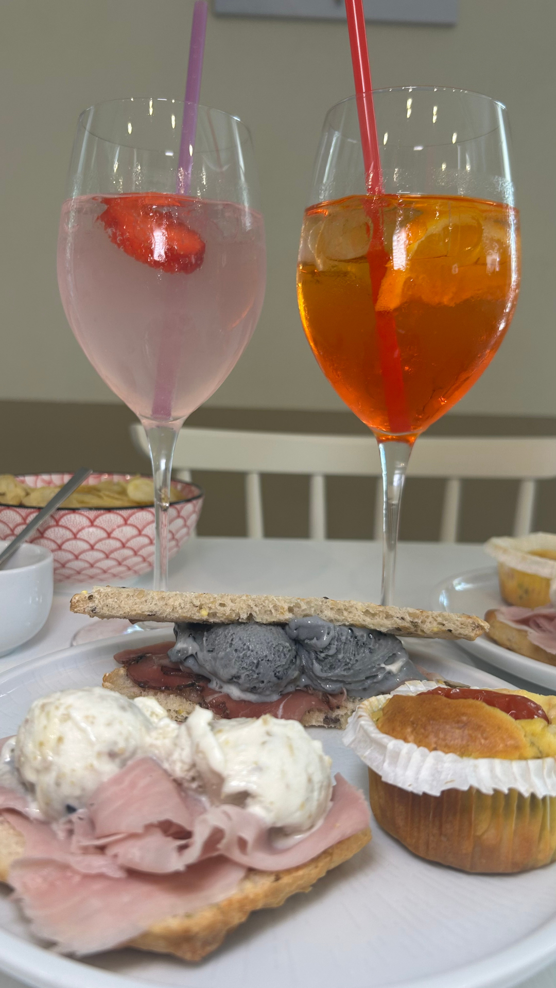 Aperitivo con gelato salato all'Hotel Pan di Zenzero di Rimini