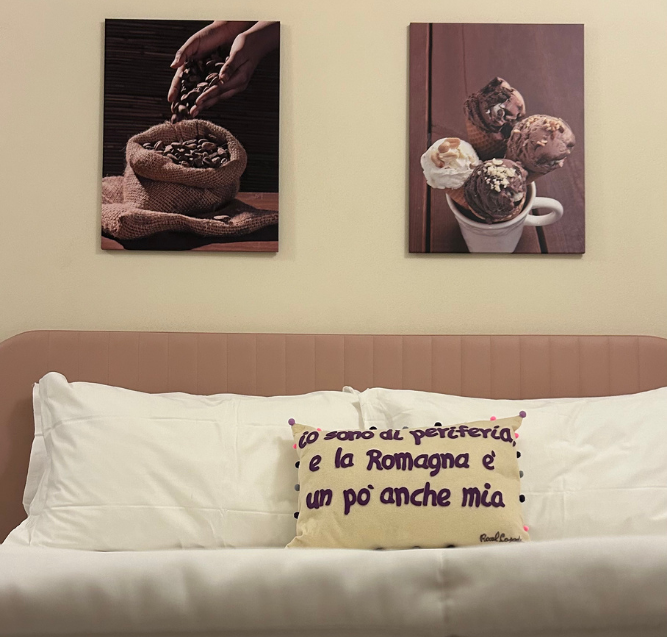 Suite cioccolato dell'Hotel Pan di Zenzero di Rimini, hotelo a tema gelato