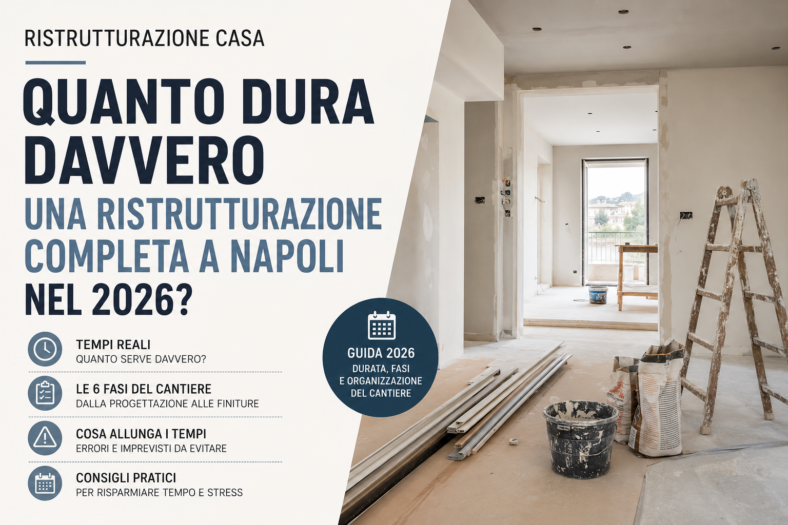 Quanto tempo serve davvero per ristrutturare casa nel 2026?