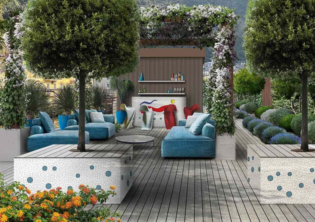 Terrazzo vivibile tutto l’anno a Napoli e Caserta con pergola bioclimatica e arredi moderni