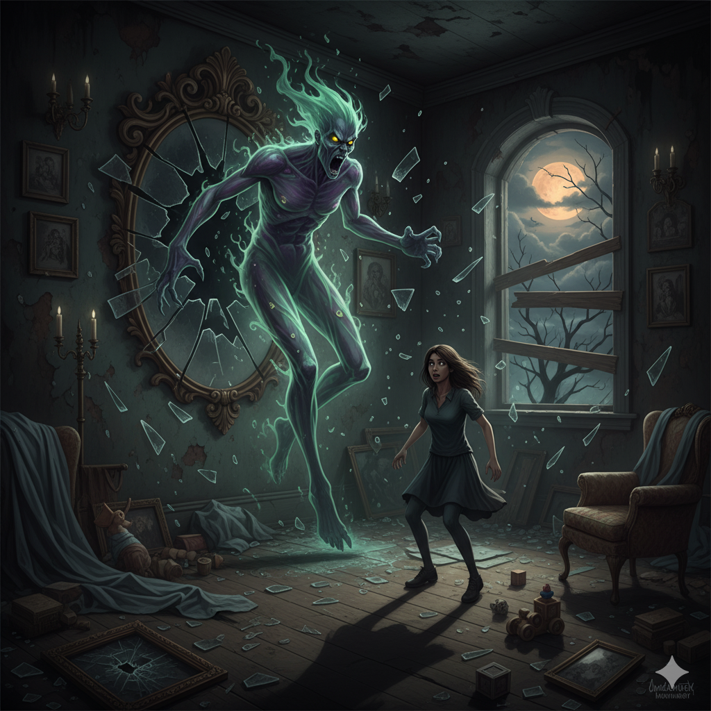 Il fantasma della furia. La narrazione di Halloween: Lo specchio infranto Il fantasma della furia. La narrazione di Halloween: Lo specchio infranto