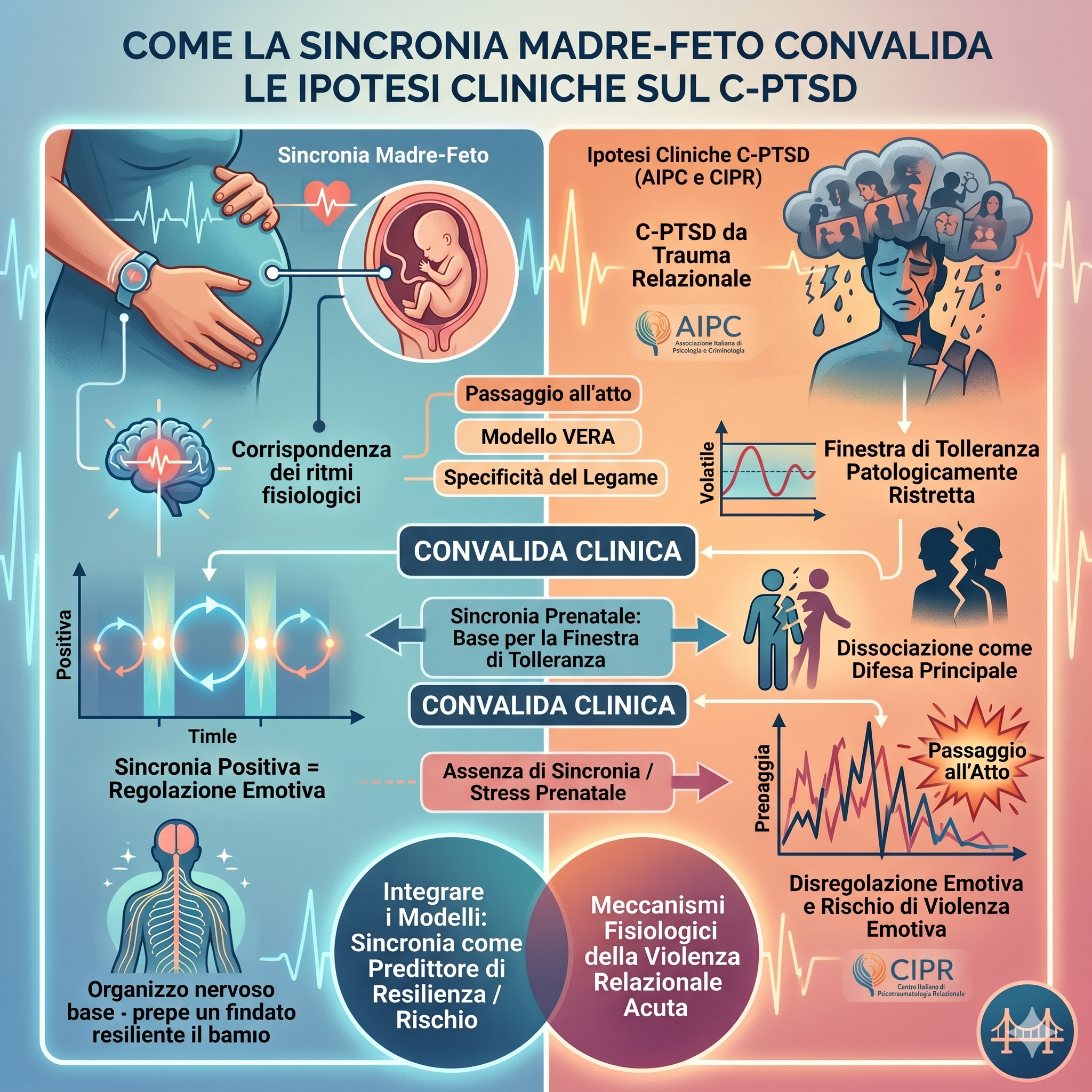 Come la sincronia madre-feto potrebbe convalidare le ipotesi cliniche dell'AIPC e del CIPR sul C-PTSD Come la sincronia madre-feto potrebbe convalidare le ipotesi cliniche dell'AIPC e del CIPR sul C-PTSD