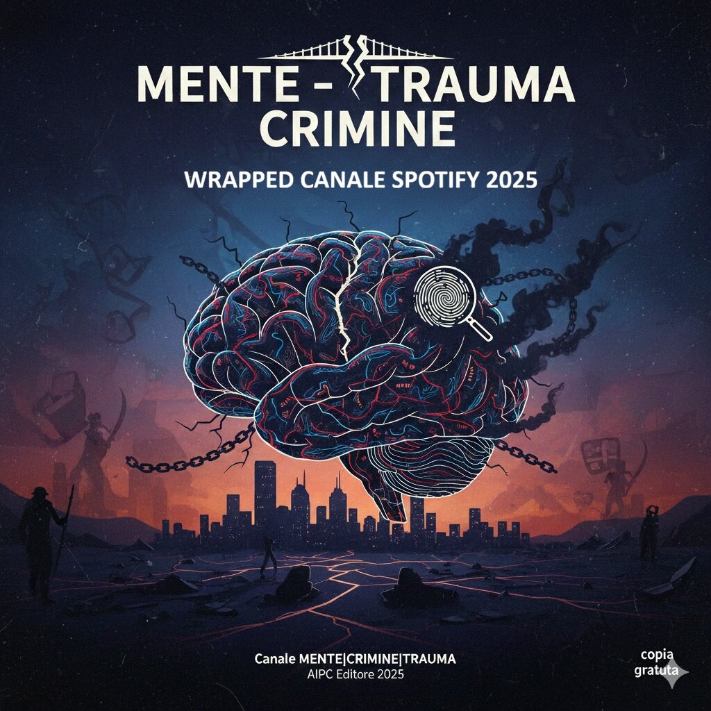 MENTE &ndash; TRAUMA - CRIMINE: La mappa della verit&agrave;. Il report finale 2025 del canale Spotify di AIPC Editore.